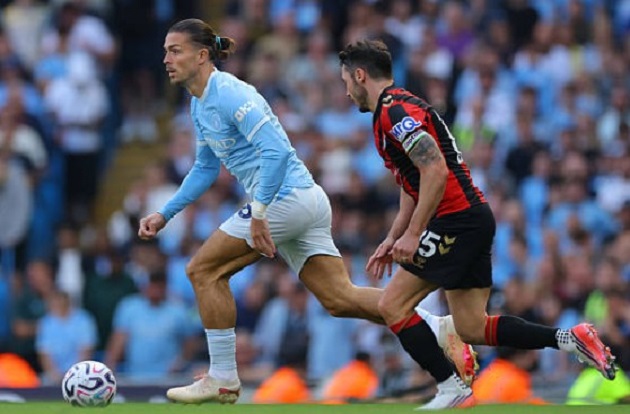 Grealish kh&ocirc;ng c&ograve;n được trọng dụng ở Man City. Ảnh: Shaun Brooks/Getty Images.