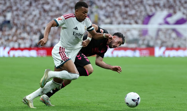 Mbappe đã ghi 4 bàn sau 3 vòng La Liga. (Ảnh: Thomas Coex/AS)