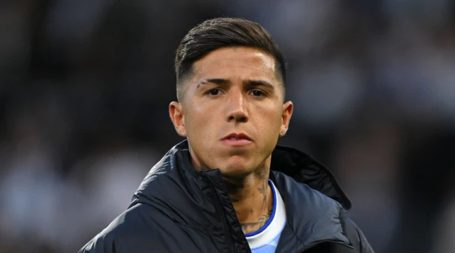 Enzo Fernandez c&oacute; thể cập bến Man City. Ảnh: Mike Hewitt/Getty Images.