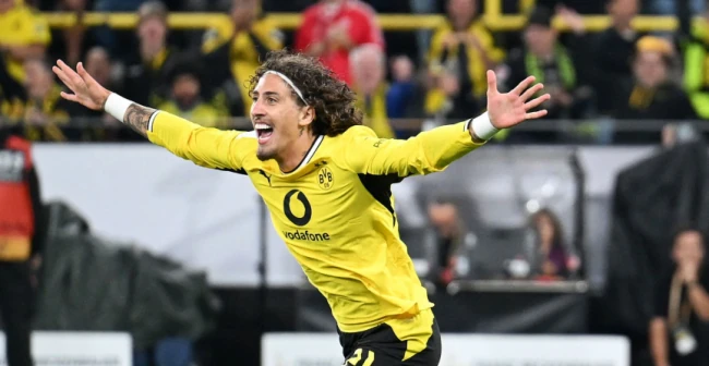 Fabio Silva trong màu áo Dortmund. Ảnh: Stuart Franklin/Getty Images.