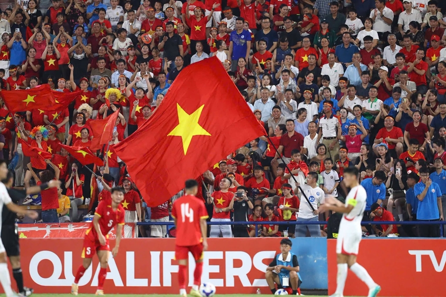 U20 Việt Nam bại trận ng&agrave;y ra qu&acirc;n tại bảng C V&ograve;ng loại U20 ch&acirc;u &Aacute; 2027. Ảnh: VFF.