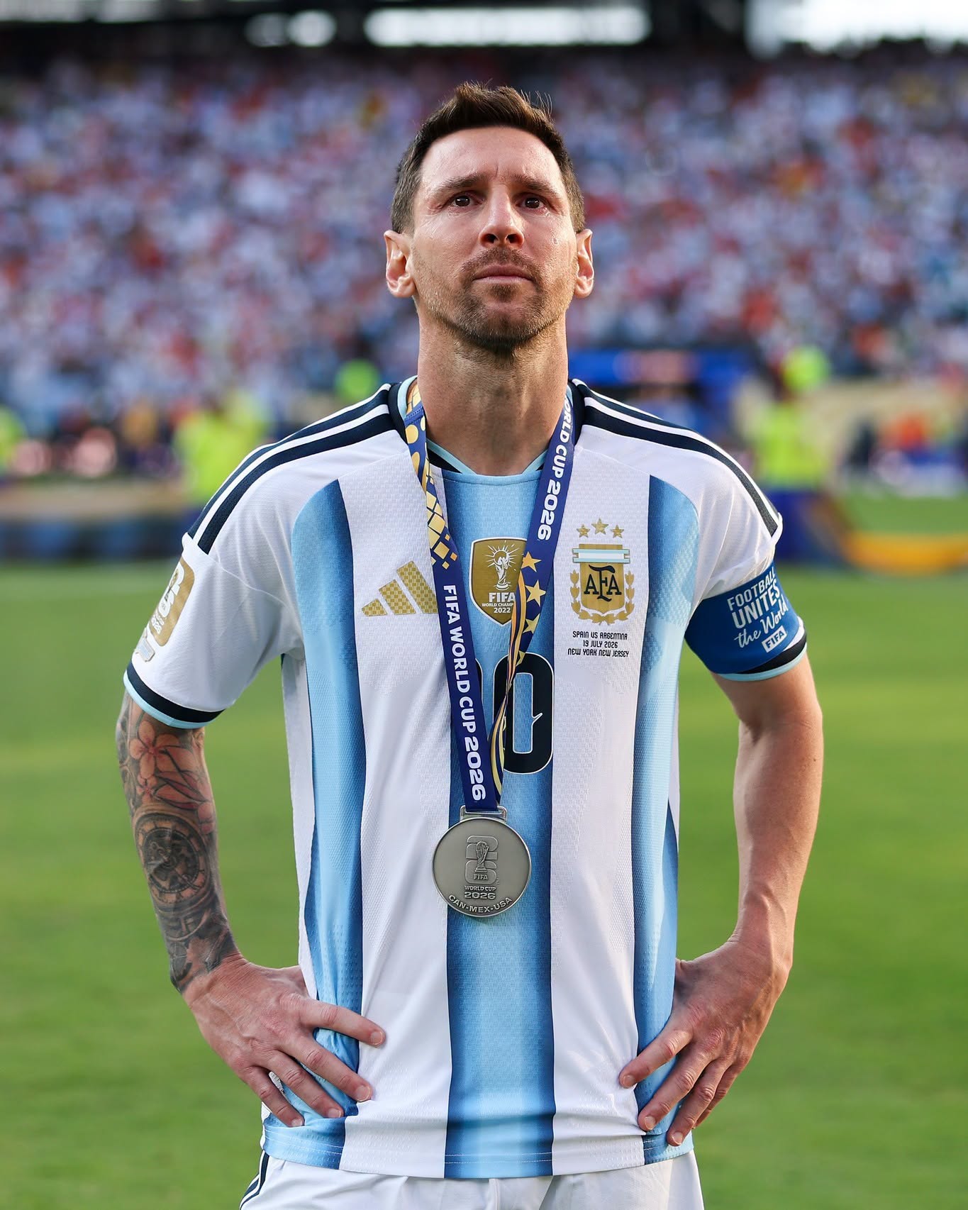 Messi đã khép lại chương hào hùng với Argentina. Ảnh: AFA.