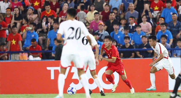 U20 Việt Nam thua trận trước U20 Triều Tiên. (Ảnh: VFF)