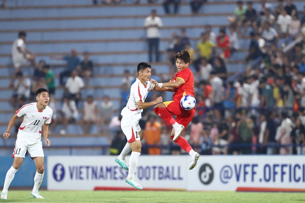 U20 Việt Nam có màn ra quân bất lợi tại vòng loại U20 châu Á trước Triều Tiên. Ảnh: VFF