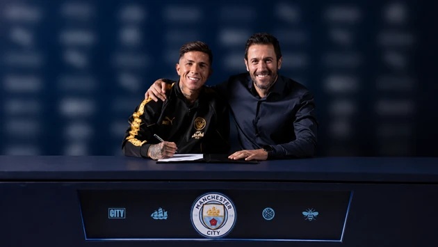 Enzo đã đến Man City. Ảnh: Manchester City.