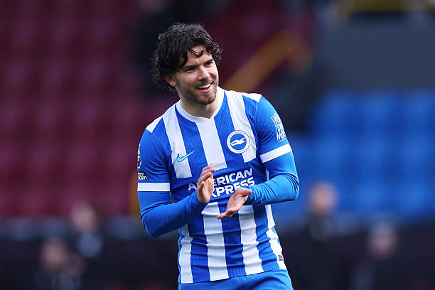 Ferdi Kadioglu là trụ cột của Brighton & Hove Albion. Ảnh: Molly Darlington/Getty Images