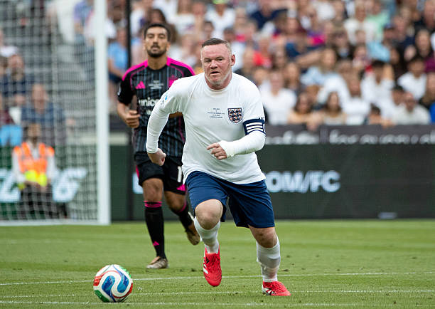 Rooney từng là chân sút xuất sắc và đầy cá tính của MU. Ảnh của Shane Anthony Sinclair/Getty Images.