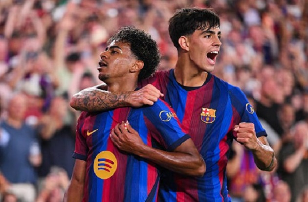 Barca l&agrave; tập thể trẻ trung nhưng kh&ocirc;ng hề thiếu kinh nghiệm thi đấu đỉnh cao. Ảnh: David Ramos/Getty Images.