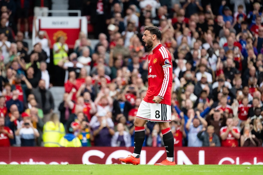 Bruno Fernandes vẫn đang l&agrave; trụ cột kh&oacute; thay thế tại Man Utd. Ảnh: Manchester United FC.