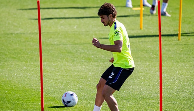 Julian Alvarez đã tập luyện trở lại. Ảnh: Alberto Gardin/NurPhoto via Getty Images