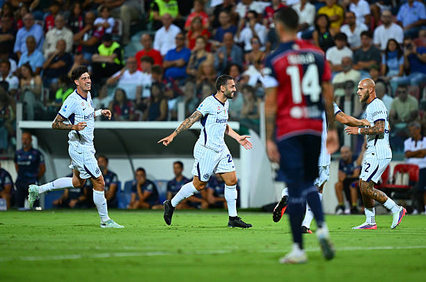 Inter Milan vừa giành chiến thắng trước Cagliari. Ảnh: Inter / Getty Images.