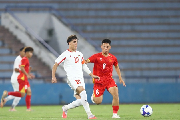 U20 Việt Nam lâm vào thế khó sau trận thua U20 Palestine. Ảnh: VFF