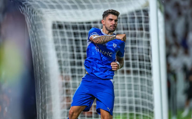 Ruben Neves ấn định kết quả cho Al Hilal. Ảnh: Abdullah Ahmed/Getty Images