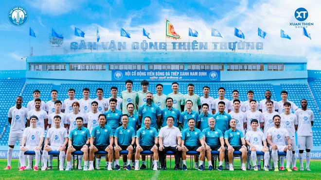 Nam Định có dàn nhân sự chất lượng. Ảnh: CLB Nam Định.