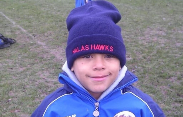 Rogers hồi lúc 6 ở Halas Hawks. (Ảnh: Halas Hawks)