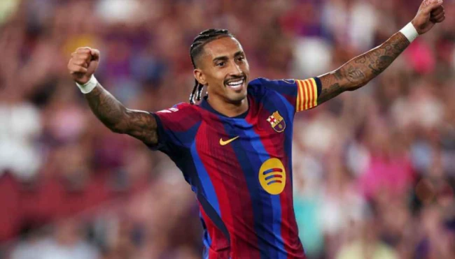 Ảnh bài viết Raphinha tiếp quản băng đội trưởng Barcelona