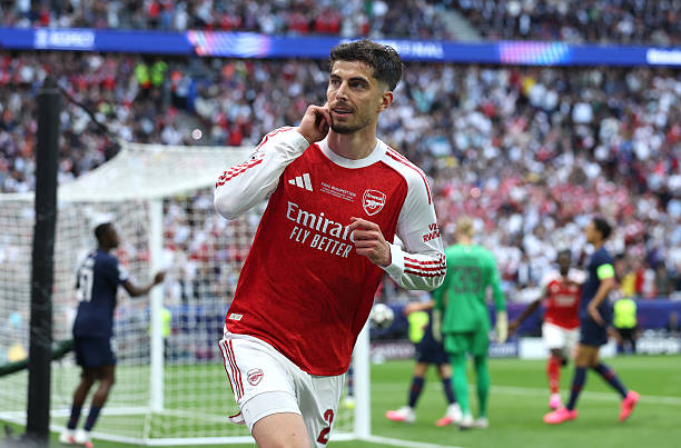 Havertz đã phần nào khẳng địn được mình khi cập bến Emirates. Ảnh: Lars Baron/Getty Images