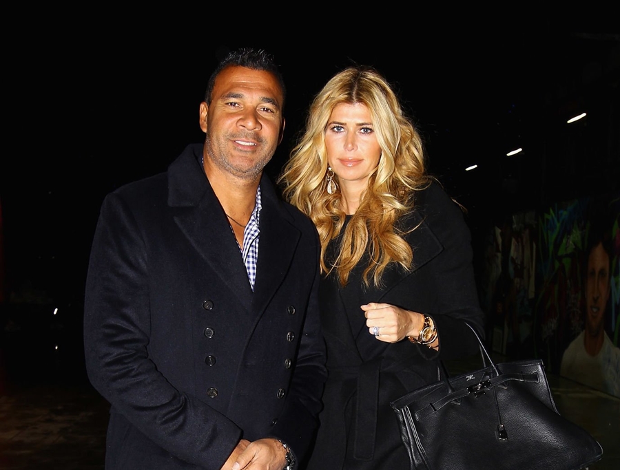 Ruud Gullit v&agrave; vợ cũ Estelle Cruyff. Ảnh: Matthew Lewis/Getty Images.