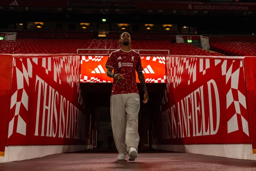 Bradley Barcola là bom tấn chuyển nhượng của Liverpool hè năm nay. Ảnh: Nikki Dyer/Liverpool FC.