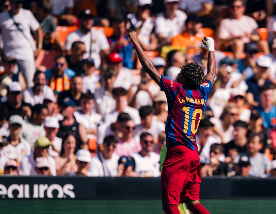 Lamine Yamal tỏa sáng trong chiến thắng của Barcelona. Ảnh: Barcelona FC.