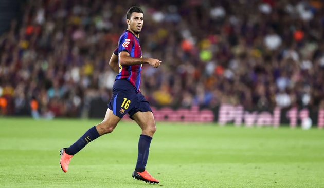 Rodri có 60 phút chơi chất lượng trước Barca. (Ảnh: La Liga)