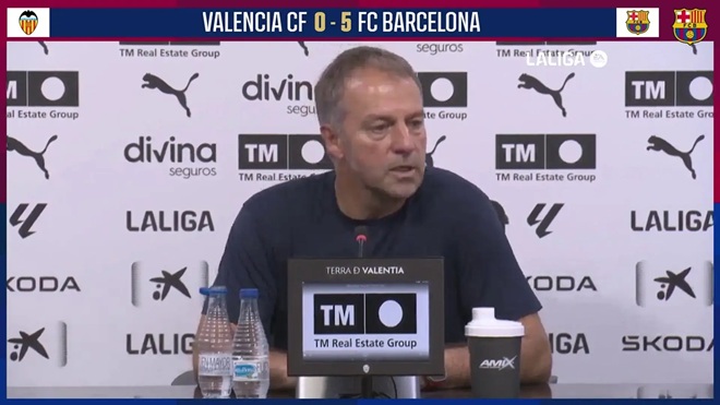 Ảnh bài viết Thắng 5-0, Hansi Flick vẫn thừa nhận Barca cần thêm số 9