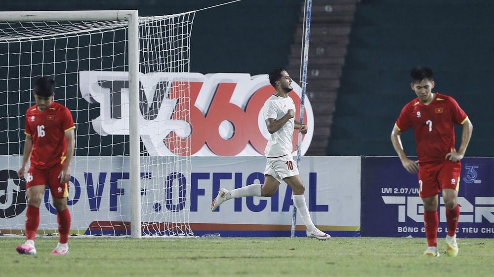U20 Việt Nam chia tay vòng loại U20 châu Á với 3 trận toàn thua. Ảnh: AFC.