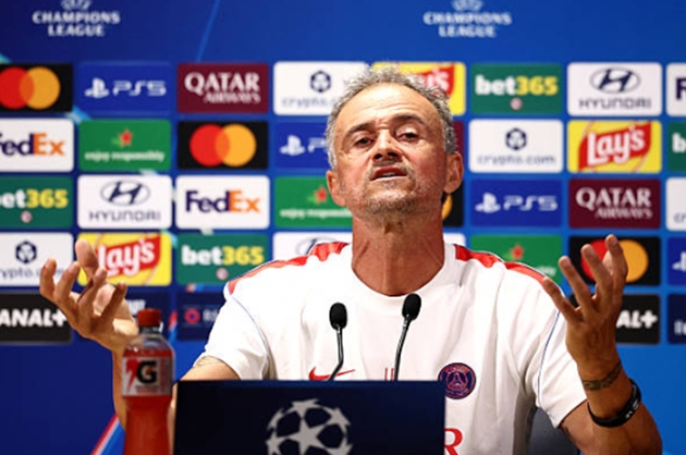Luis Enrique có năm thứ 3 liên tiếp đặt mục tiêu bảo vệ ngôi vương Châu Âu. Ảnh: FRANCK FIFE qua Getty Images