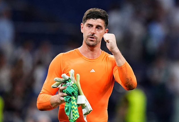 Courtois đã chơi xuất sắc trước Inter Milan. Ảnh: Angel Martinez/Getty Images