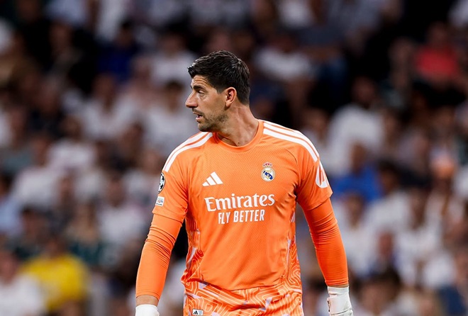 Courtois đã có màn trình diễn xuất sắc. Ảnh: Real Madrid.