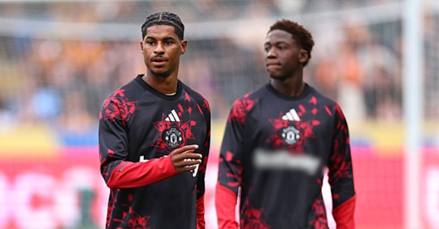 Rashford và Mainoo đang thắp sáng hy vọng trở lại ở Man United. Ảnh: Robbie Jay Barratt - AMA/Getty Images