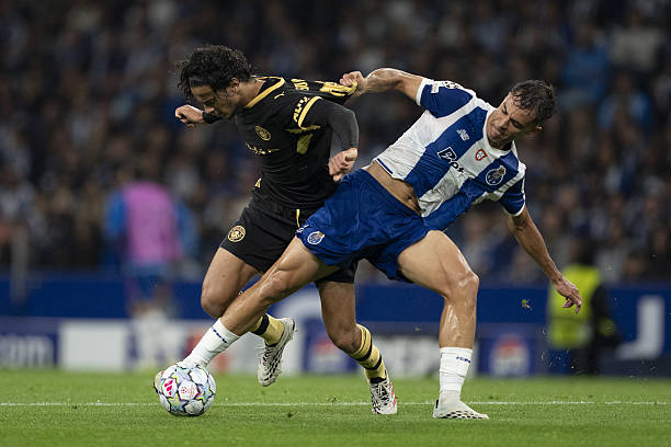 Bouaddi sớm khẳng định giá trị. Ảnh: Pedro Loureiro/Sports Press Photo/Getty Images.