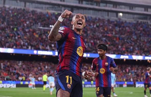 Ảnh bài viết Song tấu Yamal - Raphinha bùng cháy, Barca mở màn C1 tưng bừng