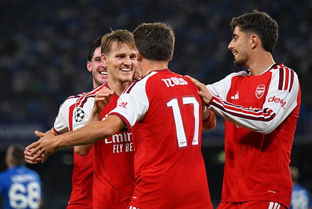 Ảnh bài viết Siêu phẩm của Odegaard giúp Arsenal thắng nhọc Napoli tại Champions League