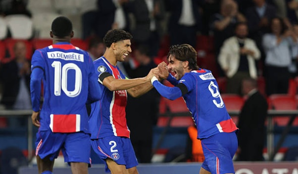 Ảnh bài viết Dembele - Torres thêu hoa dệt gấm, PSG đại thắng ngày ra quân Champions League