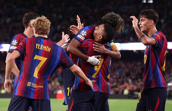 Jesus đã có cho mình bàn thắng đầu tiên tại Barca. Ảnh: Javier Borrego/Europa Press via Getty Images.