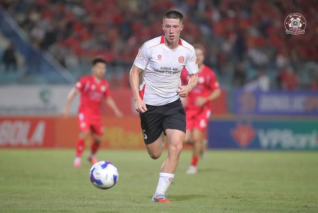 Williams Minh Hoàng là cầu thủ Việt kiều nổi bật ở V-League. Ảnh: CLB Công an TP.HCM