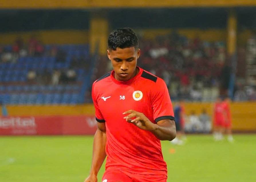 Adou Minh được xác nhận đủ điều kiện thi đấu cho ĐT Việt Nam. Ảnh: Công an Hà Nội FC.