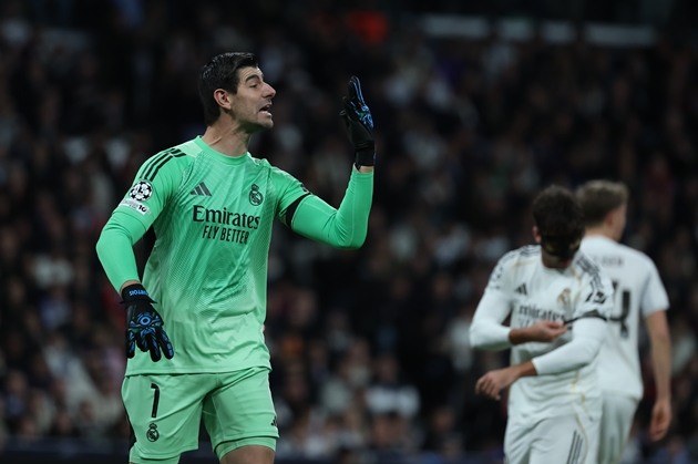 Courtois ph&aacute; vỡ quy luật tại Real Madrid. Ảnh: EPA