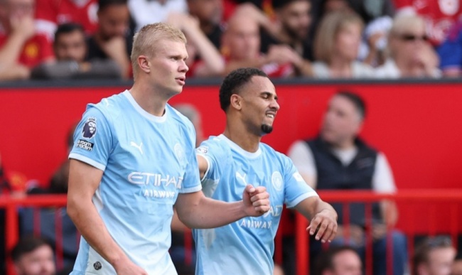 Ảnh bài viết Haaland nổ súng, 10 người Man City đánh bại MU tại Old Trafford