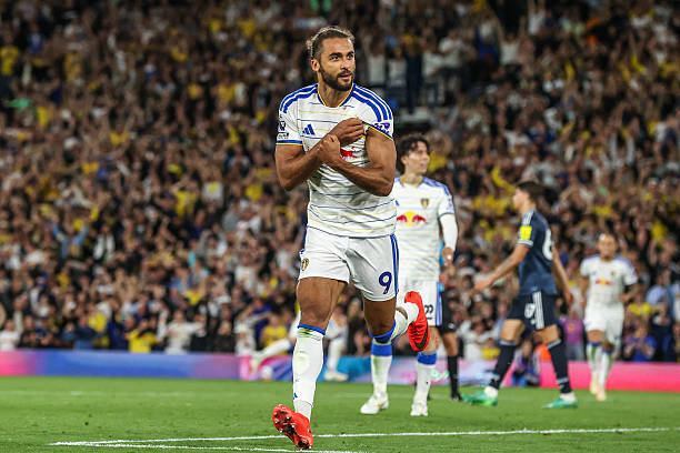 Dominic Calvert-Lewin nổi bật trong chiến thắng của Leeds. Ảnh của Alfie Cosgrove/News Images/NurPhoto - Getty Images.
