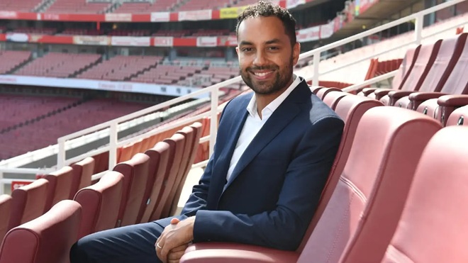 Shaikh là CRO đầu tiên của Arsenal. Ảnh: Arsenal.