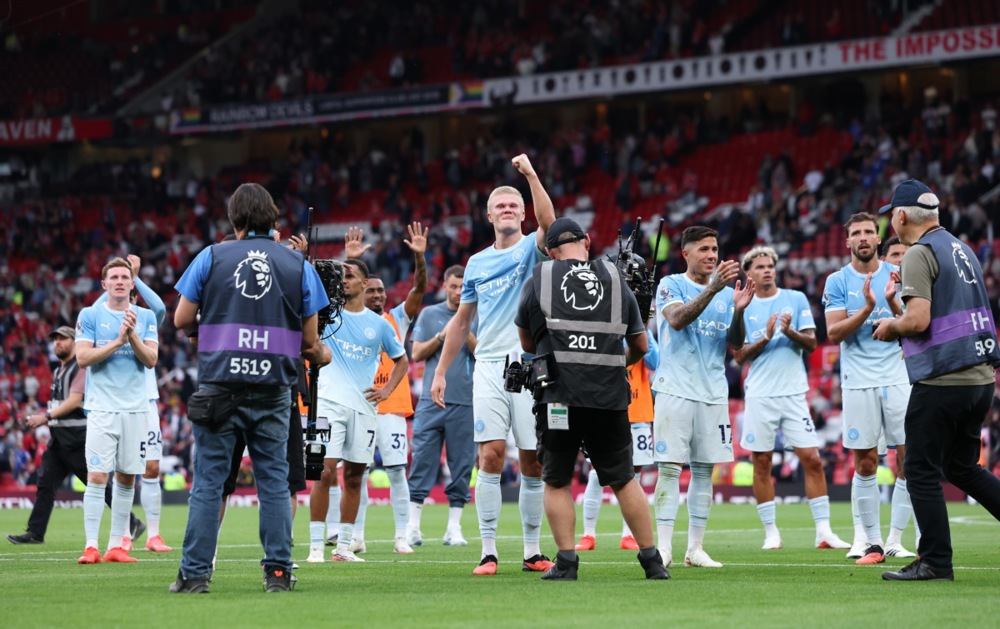 Man City vẫn đáng gờm dù không còn Guardiola. Ảnh: EPA.