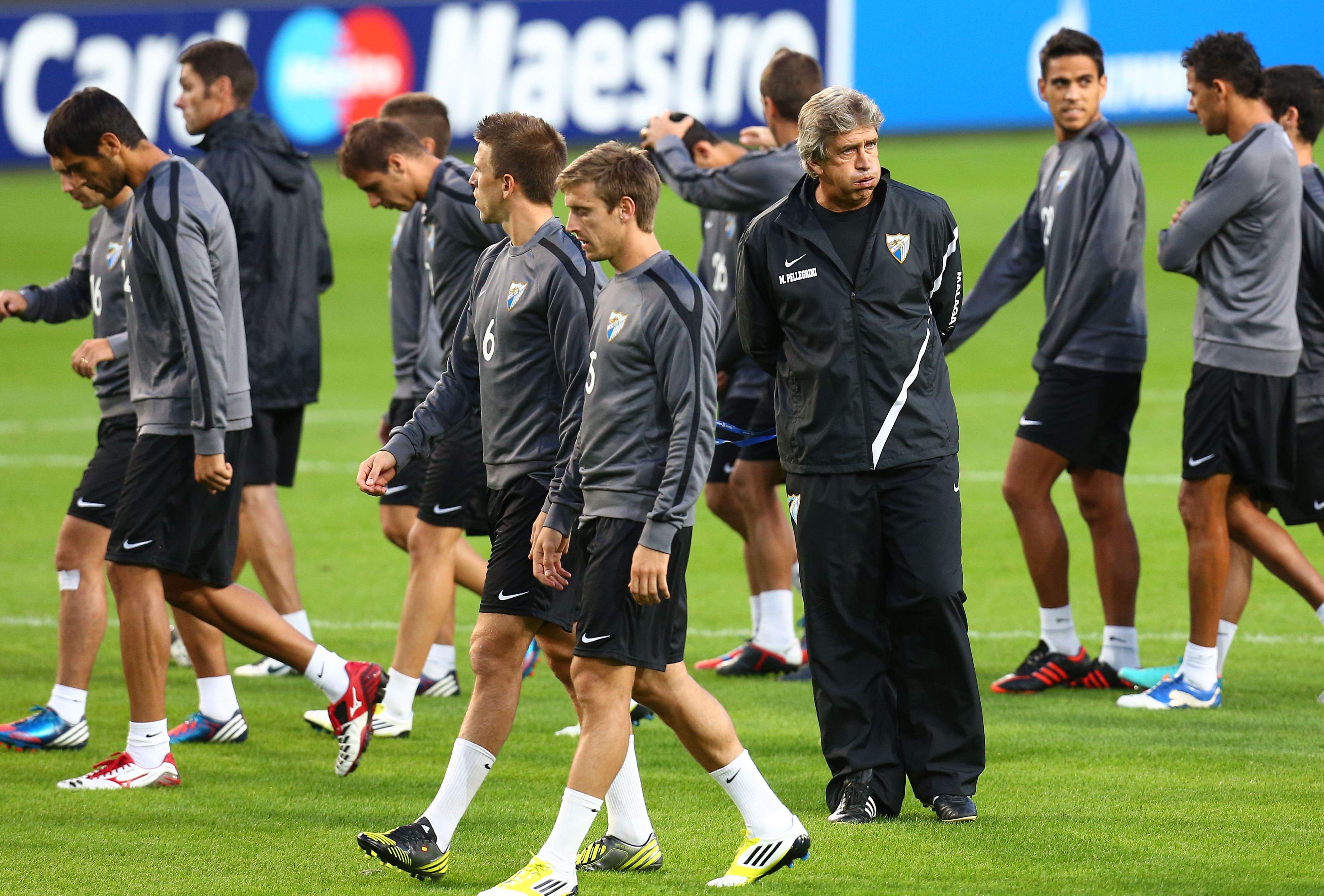 Pellegrini tiếp tục gây dấu ấn cùng Malaga (Ảnh: EPA Images)