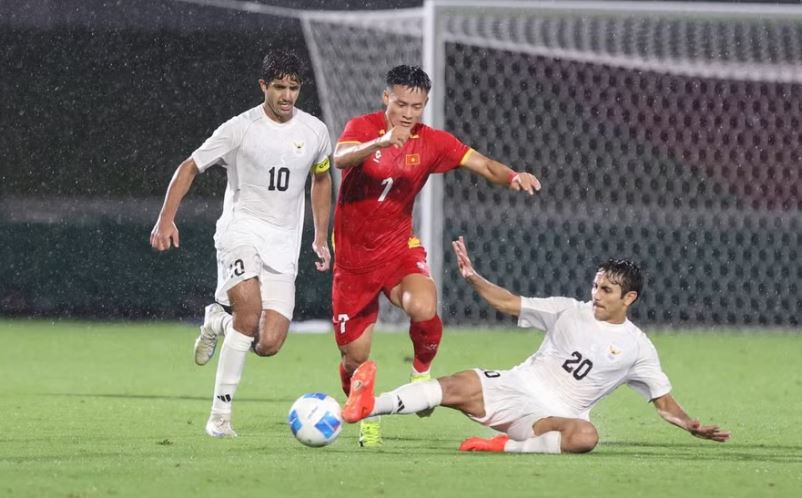 U23 Việt Nam mất điểm đáng tiếc trước U23 Kuwait. Ảnh: Hoàng Hồ (VFF).