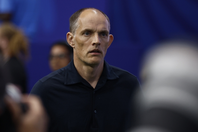 Thomas Tuchel nhận lỗi sau sai lầm ở trận thua Argentina. Ảnh: EPA/WILL OLIVER