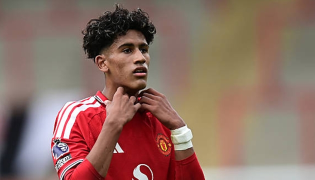 Tương lai JJ Gabriel đang mù mịt tại Man United. Ảnh: Manchester United/Manchester United qua Getty Images