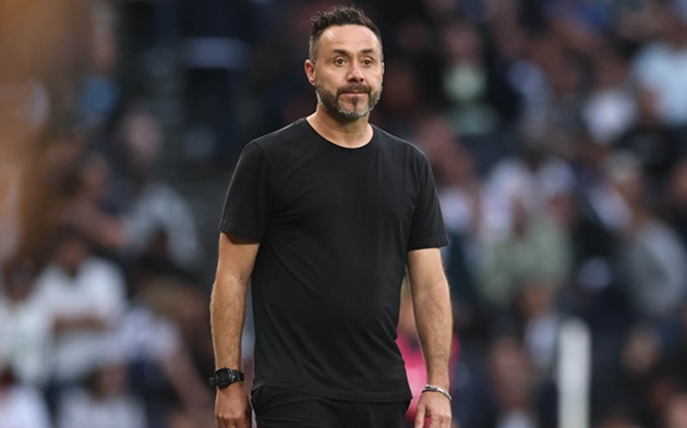 De Zerbi tin Tottenham vẫn đi đúng hướng. (Ảnh: EPA Images)