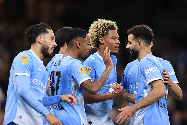 Man City cho thấy sức mạnh vượt trội trước Norwich. Ảnh của Simon Stacpoole/Offside/Offside - Getty Images.