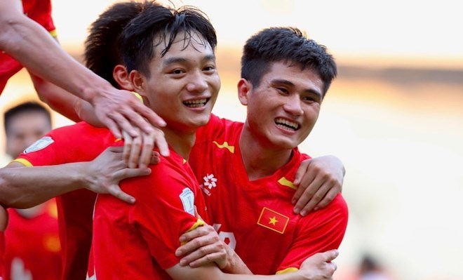 U23 Việt Nam giành chiến thắng cần thiết sau trận hoà U23 Kuwait. Ảnh: Hoàng Hồ (VFF).